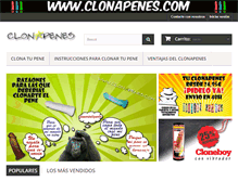 Tablet Screenshot of clonapenes.com